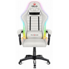 Компьютерное кресло Hell's HC-1003 LED RGB White Чернигов