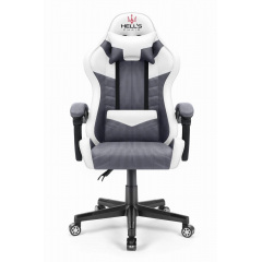 Компьютерное кресло Hell's Chair HC-1004 White-Grey Талалаевка