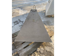Заградительная противотанковая бетонная пирамида МИРРА ПО 1 1040х1040х1040 мм 