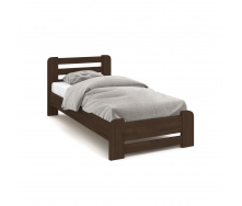 Ліжко Монтана бук коричневий 90х190 Акрилові матеріали (Лак)