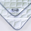 Комплект для сну євро 180х200 Fagus "MAXI" з вовни мериносів колір Сірий/Білий у сіру смужку Броды