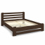 Ліжко Монтана бук коричневий 120х200 Акрилові матеріали (Лак) Надвірна