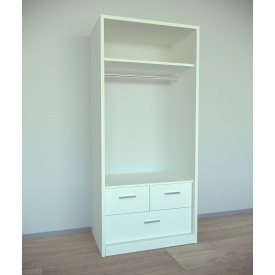 Шкаф для вещей Tobi Sho Альва-4 Люкс, 1800х800х550 мм цвет Белый