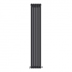Трубчастий радіатор Ideale Adele 12 2 колони 5 секцій 1800x295 чорний