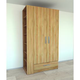 Шкаф для вещей Tobi Sho Элин-2, 2200х1200х600 мм цвет Орех Лион