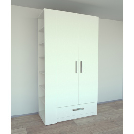 Шкаф для вещей Tobi Sho Элин-2, 2200х1200х600 мм цвет Белый