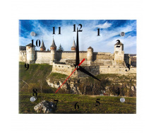 Годинник ДомАрт Кам'янець-Подільський Замок Весняний ранок 20х25х5 см (21340)