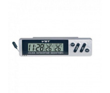 Автомобільний годинник з термометром VST-7067