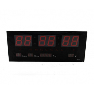 Електронні настінні годинники VST 3615 Чорний (300064)