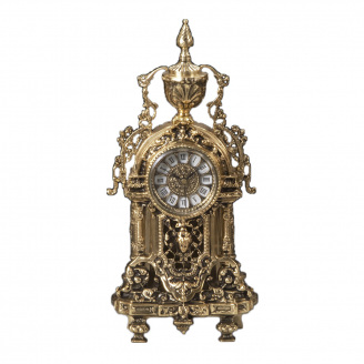 Бронзовий камінний годинник Virtus Braccara Augusta 36 x 20 см (2477)