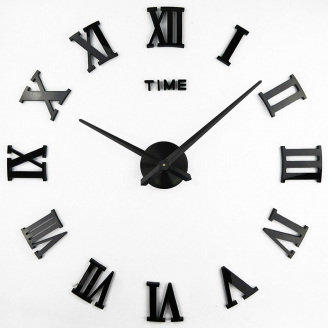 Настінні 3D годинники DIY Clock з римськими цифрами