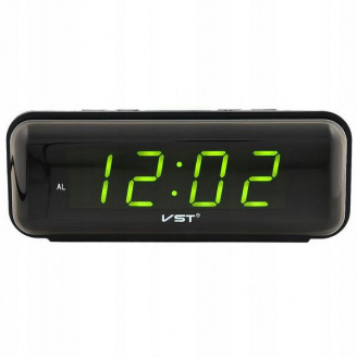 Настільний електронний годинник VST-738/1233 Чорний
