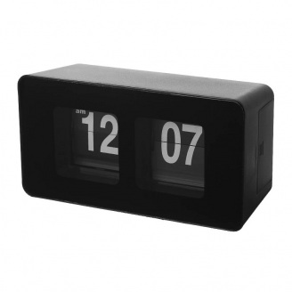 Перекидний годинник Flip Clock настільний Чорний (FC-7bb)