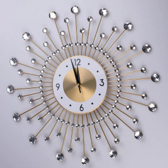 Годинник настінний Lugi декоративний Сонце 48см (HP200)