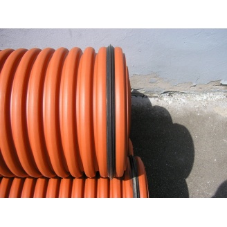 Труба гофрированная K2-KAN для наружной канализации 500 мм 6 м