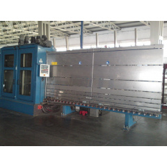 Стеклопакетная линия Bystronic 1600*4000 с газовым тандемным прессом Вишневое