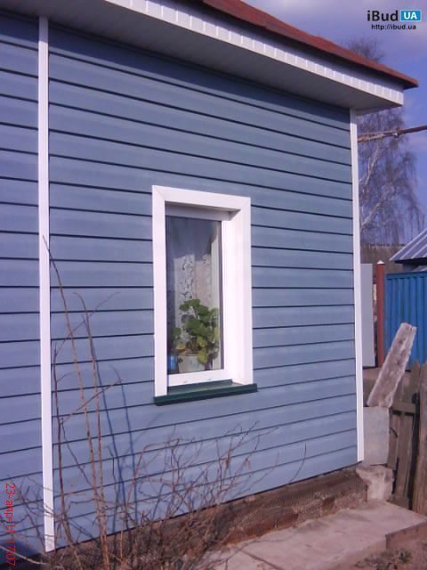 Наружная обшивка сайдингом