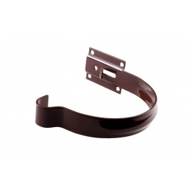Держатель желоба малый металлический Profil 130 мм коричневый