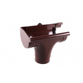 Воронка левая Profil 90/75 мм коричневая
