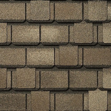 Бітумна черепиця GAF Camelot 876*432 мм Aged Oak