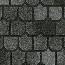 Бітумна черепиця GAF Country Mansion II 1016*432 мм Storm Cloud Gray