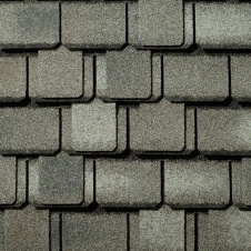 Бітумна черепиця GAF Camelot 876*432 мм Riverstone Grey