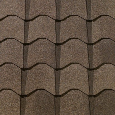 Бітумна черепиця GAF Monaco 1016*432 мм Monticello Brown