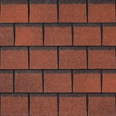 Битумная черепица GAF Slateline 1016*432 мм Victorian Red