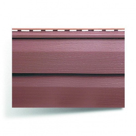 Виниловый сайдинг Альта-Профиль KANADA Плюс Престиж красно-коричневый (5138)