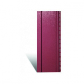 Вертикальный виниловый сайдинг Альта-Профиль Quadrohouse красный