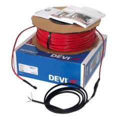 Нагревательный кабель двухжильный пониженной мощности DEVI DEVIflex &trade; 10T 92/100 Вт Ровно