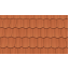 Черепица вентиляционная Tondach Фальцевая бобровка ОК Словения 220х400 мм медно-коричневая Киев