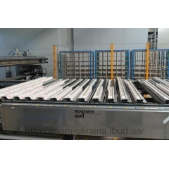 Центр розпилу та обробки ПВХ профілю Schirmer BAZ 100-G 6/Tandem + VU/30-150 градусів Вишневе