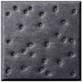 Скульптурні акустичні панелі Soundwave Luna поліестер 585х585х80 мм сірий