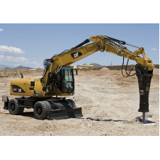 Ломка конструкції гідромолотом CAT H70