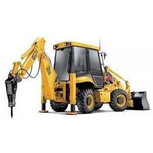 Ломка конструкции гидромолотом CAT H65
