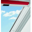 Солнцезащитная штора Roto Standard ZRS 74х160 см красная B-229 Николаев