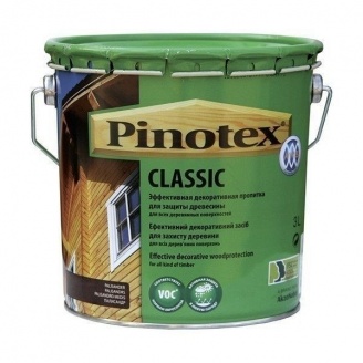 Средство для защиты древесины с декоративным эффектом Pinotex Classic 3 л