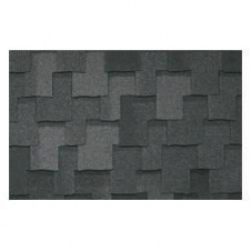 Фото - Битумная черепица IKO ArmourShake 950*470 мм Shadow Black Битумная черепица IKO ArmourShake 950*470 мм Shadow Black