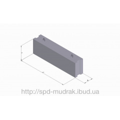 Фундаментний блок ФБС 24.4.6 2380 мм Рівне
