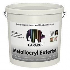 Краска дисперсионная Caparol Capadecor Metallocryl Exterior 5 л серебряный металлик Ровно