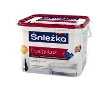 Матовая латексная краска Sniezka Design Lux 13,5 кг снежно-белая