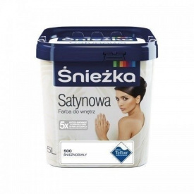Сатинова фарба Sniezka Satynowa 9 л сніжно-біла