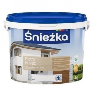 Акрилова фарба Sniezka Extra fasad 4,2 кг біла