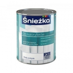 Модифицированная акриловая эмаль Sniezka для радиаторов 0,4 л белый Киев