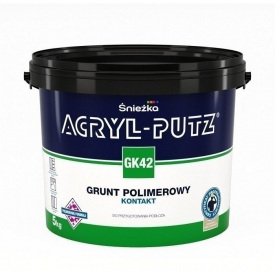 Грунтовка полімерна Sniezka Acryl-putz GK42 контакт 5 кг