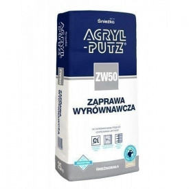 Суміш для вирівнювання Sniezka Acryl-putz zw 50 zaprawa 25 кг білосніжна