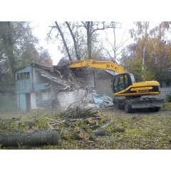 Демонтаж деревянного дома Киев