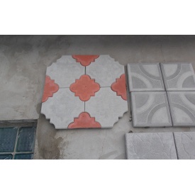 Тротуарна плитка бетонна Декор сіра
