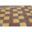 Тротуарна плитка Золотий Мандарин Цегла вузька на сірому цементі 210х70х60 мм Київ